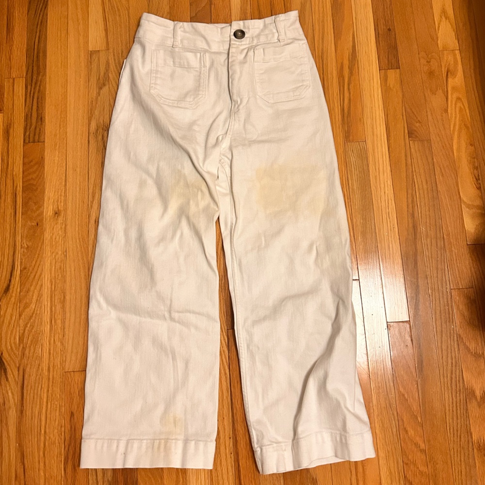 Anthropologie White Colette W27 -Stain -